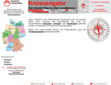 Tablet Screenshot of kreise.de